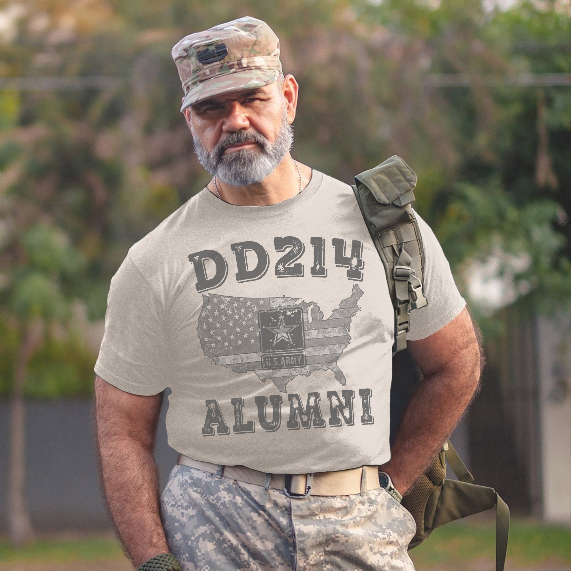 DD-214 Alumni US Military Veteran Patriotic Pride T-Shirt