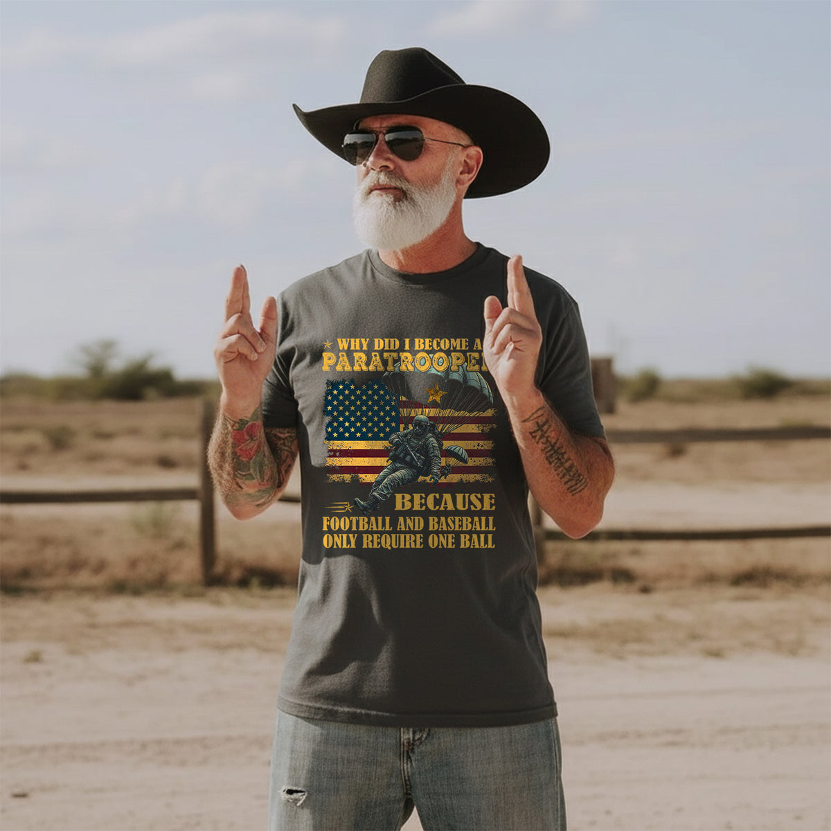 Why Did I Become a Paratrooper Because T-Shirt