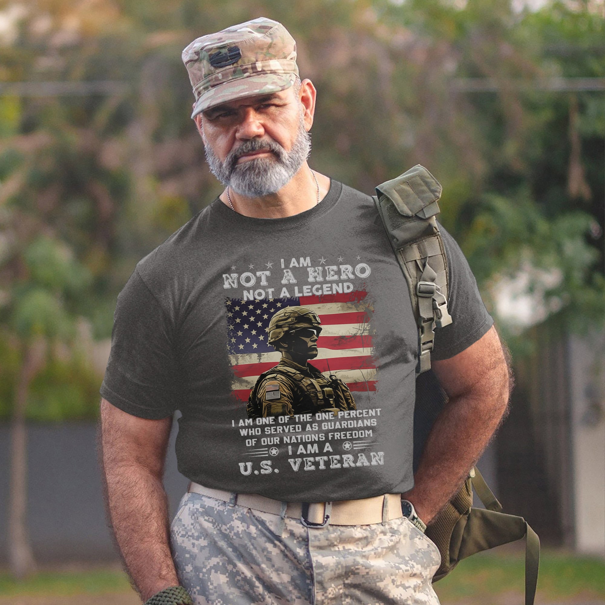 I Am Not a Hero Not a Legend I Am One of the One Percent Who Served I Am a US Veteran T-Shirt