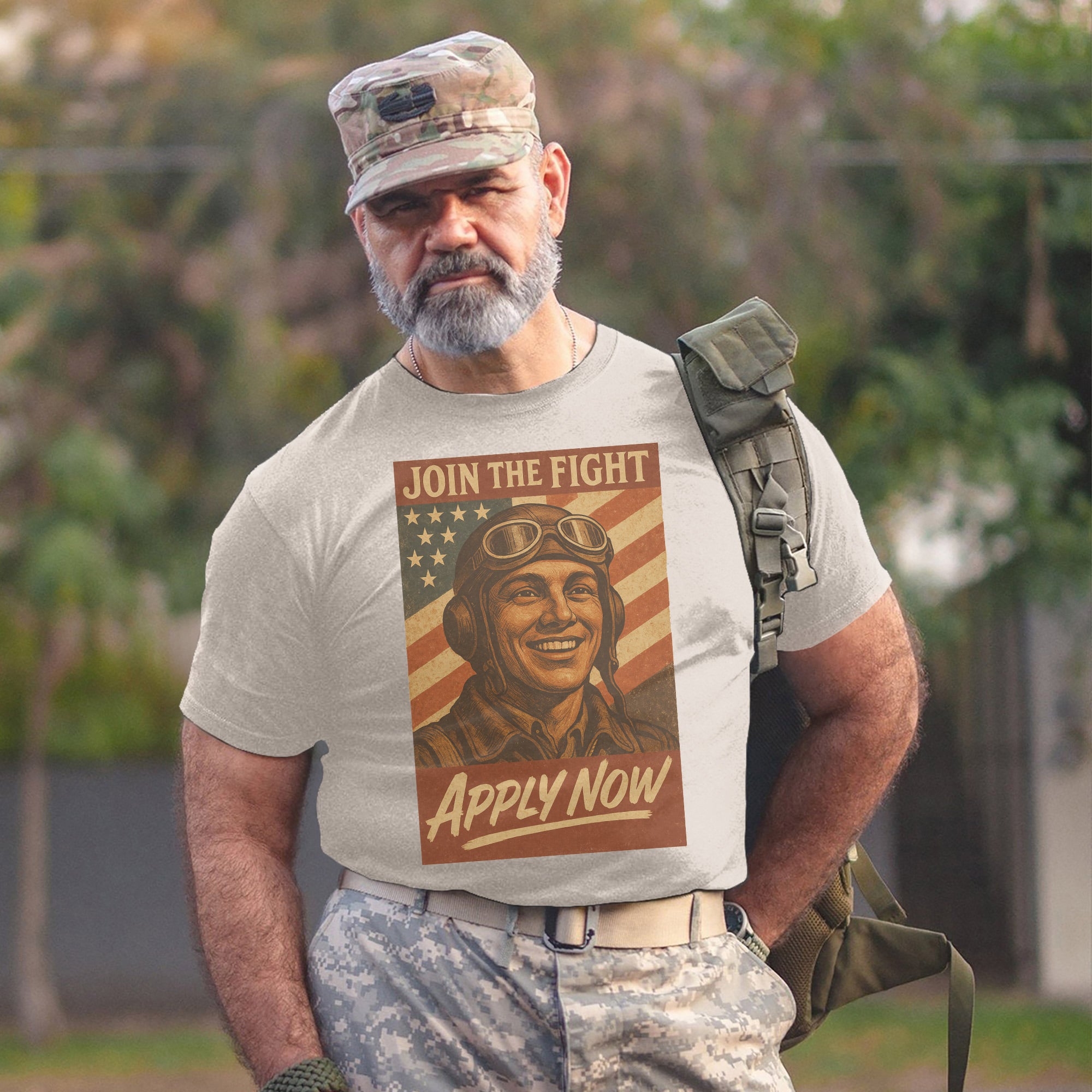 Join the Fight Apply Now US Air Force Military Veteran Patriotic Tribute T-Shirt