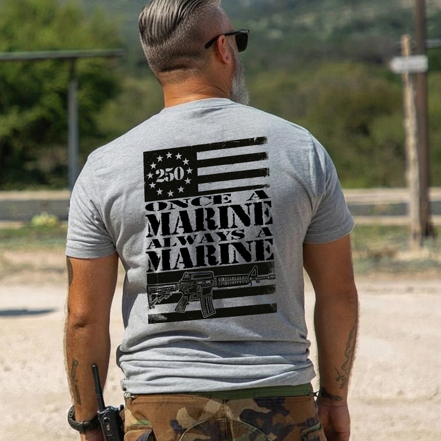 Once a Marine Always a Marine US Military T-Shirt
