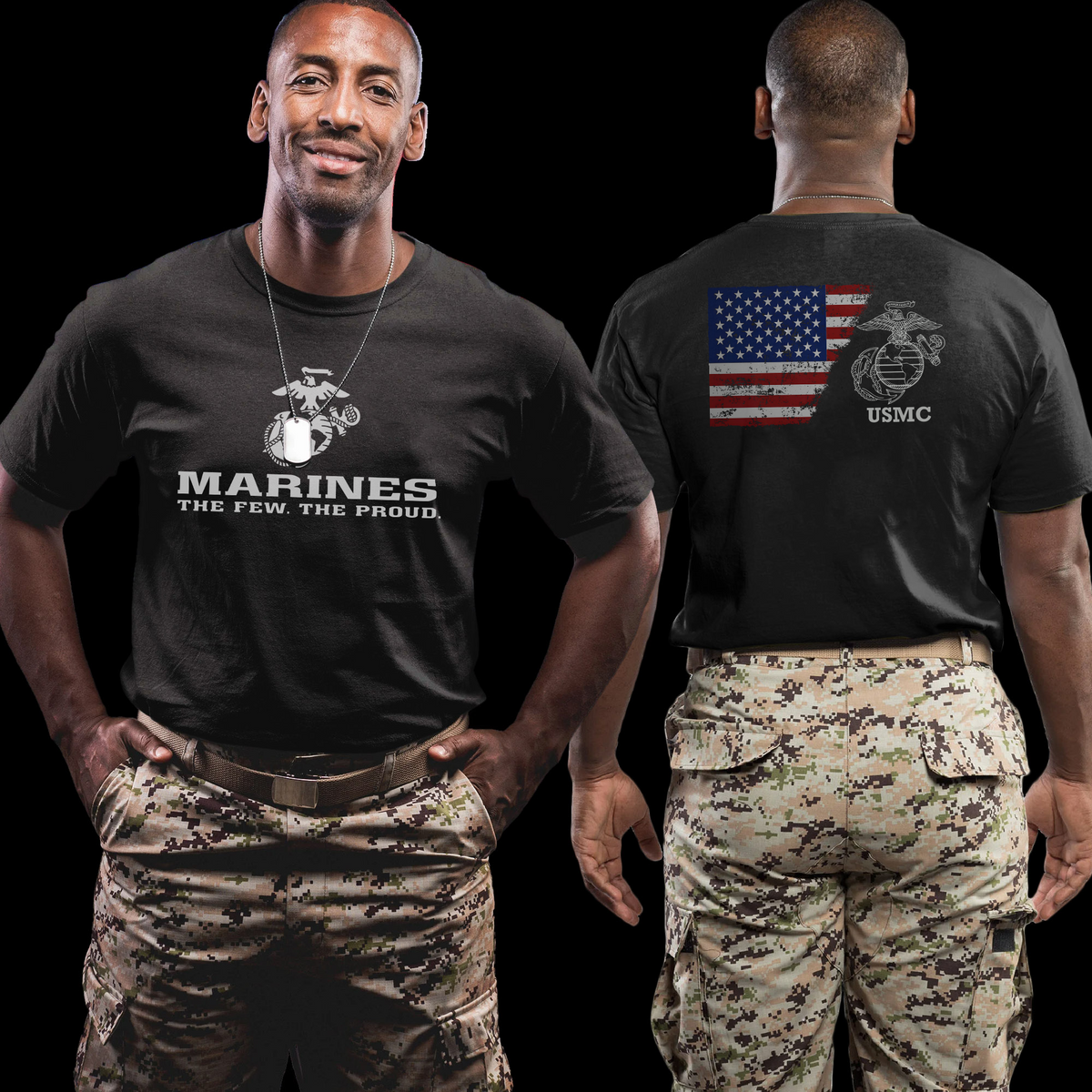 Marines The Few The Proud US Military T-Shirt Main image