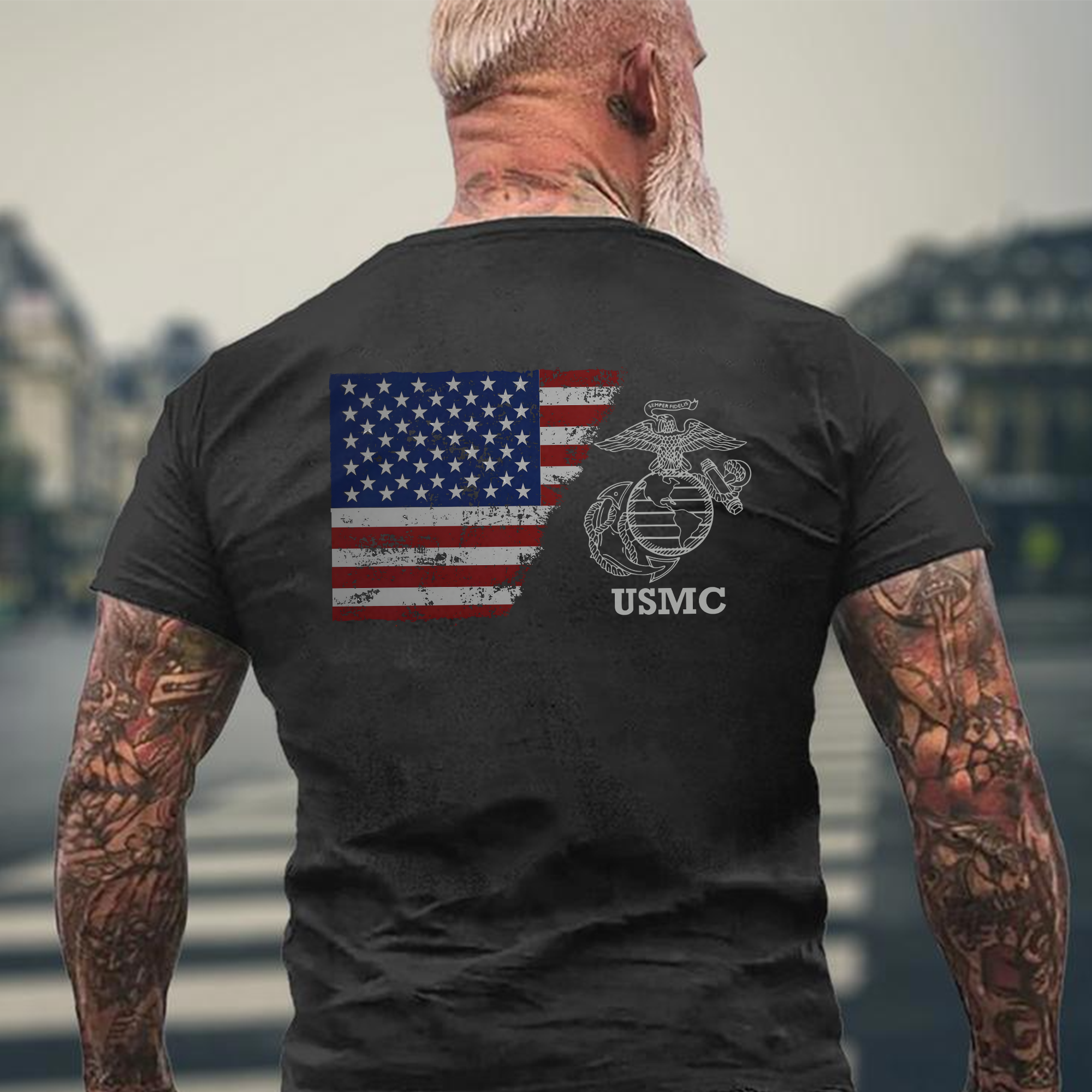 Marines The Few The Proud US Military T-Shirt Secondary image