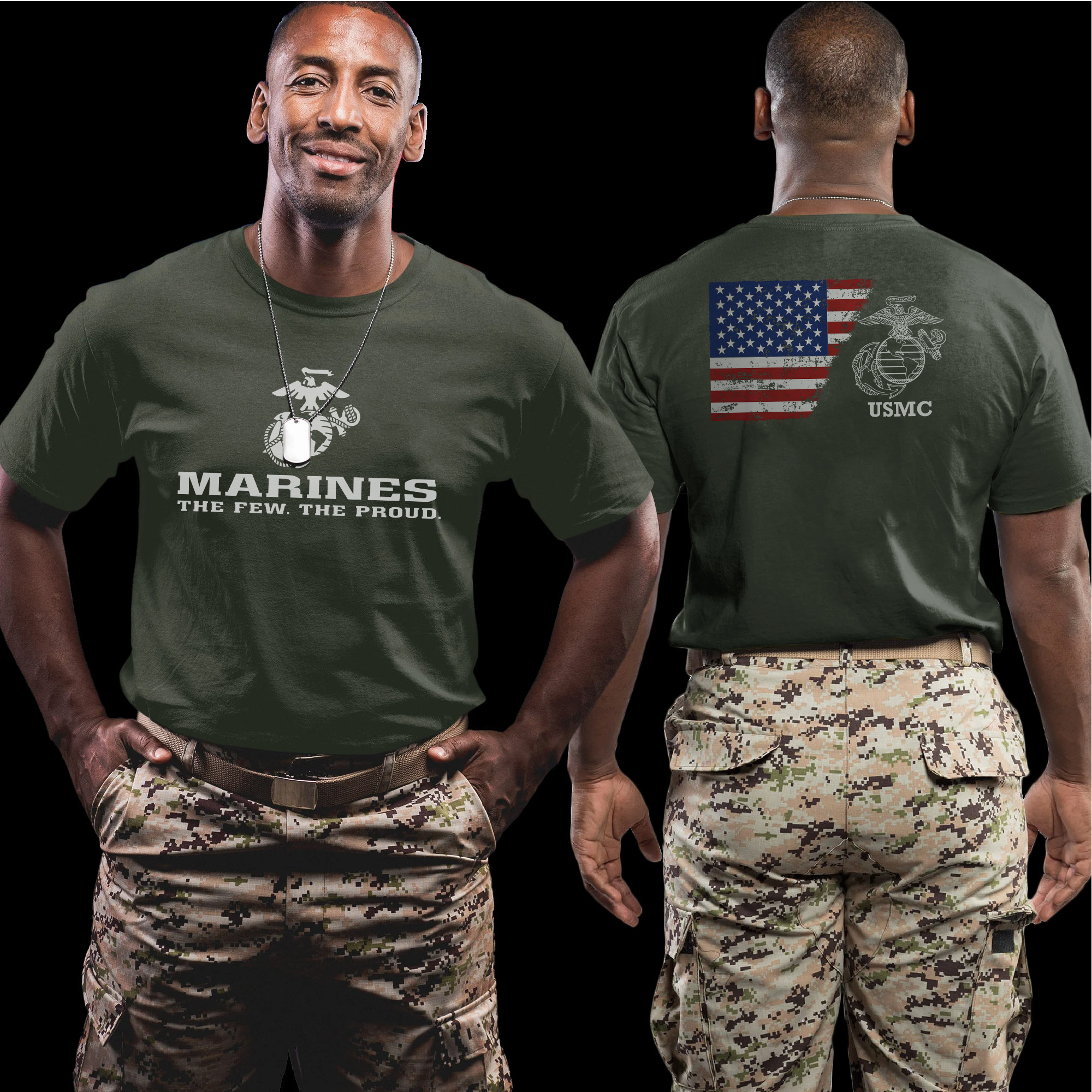 Marines The Few The Proud US Military T-Shirt