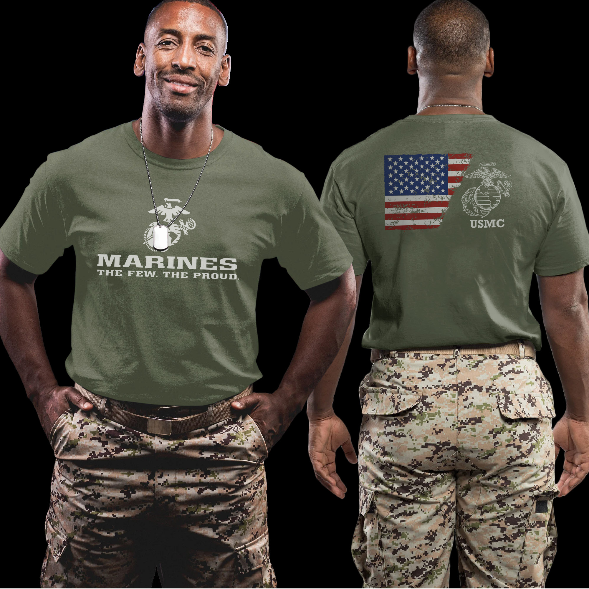 Marines The Few The Proud US Military T-Shirt