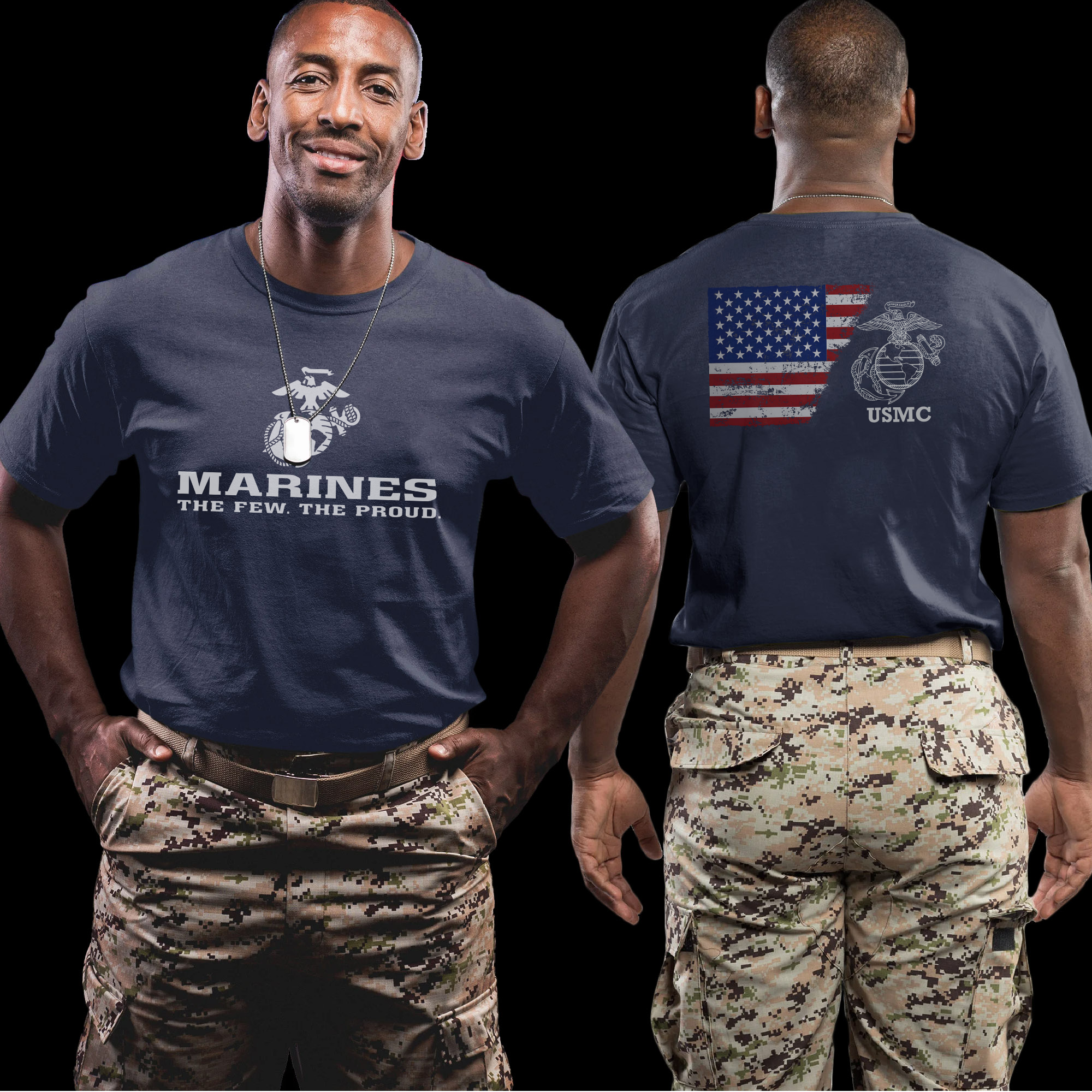 Marines The Few The Proud US Military T-Shirt