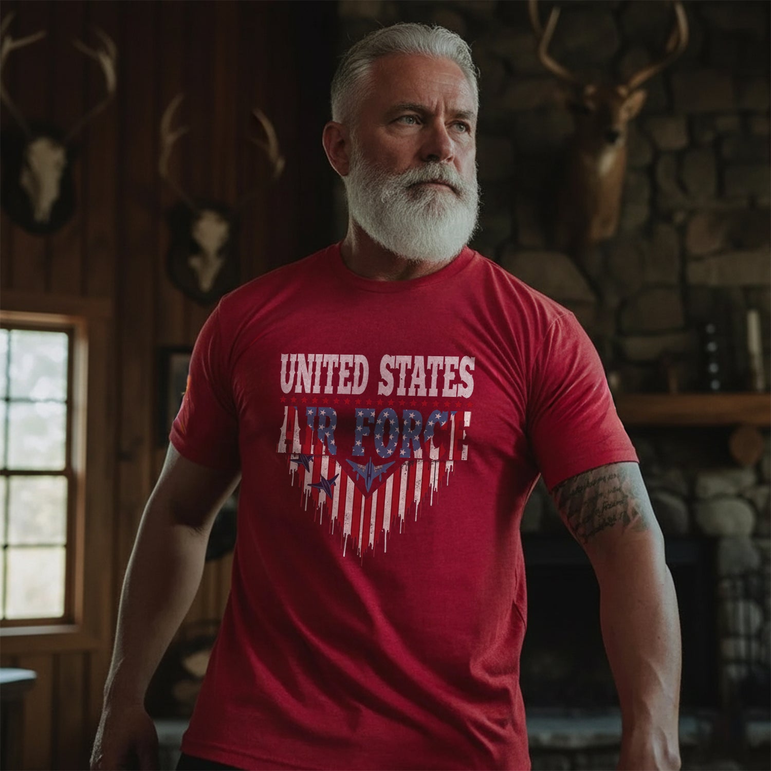 United States Air Force Military Veteran T-Shirt Secondary image
