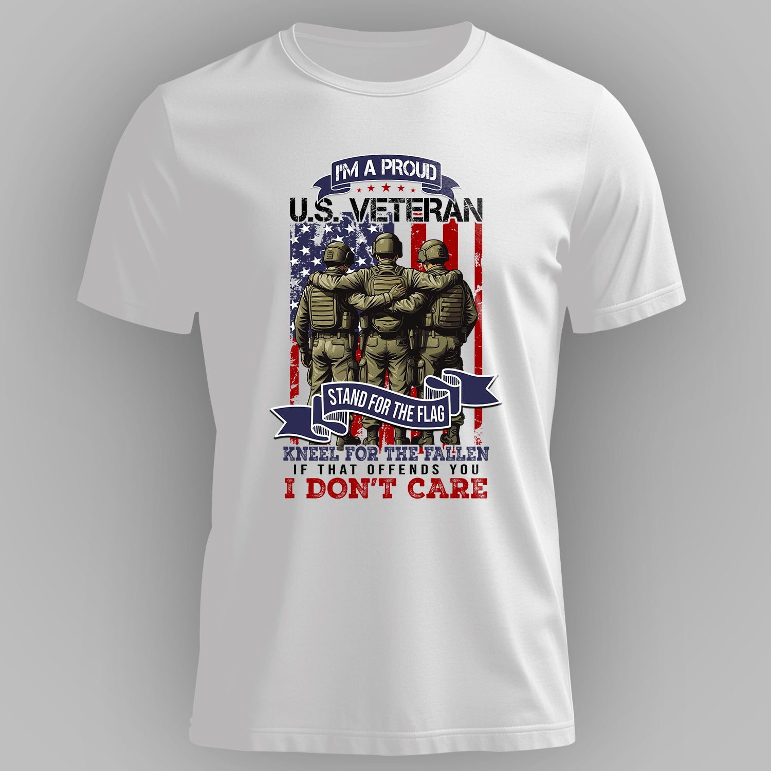 I’m a Proud US Veteran Stand for the Flag T-Shirt