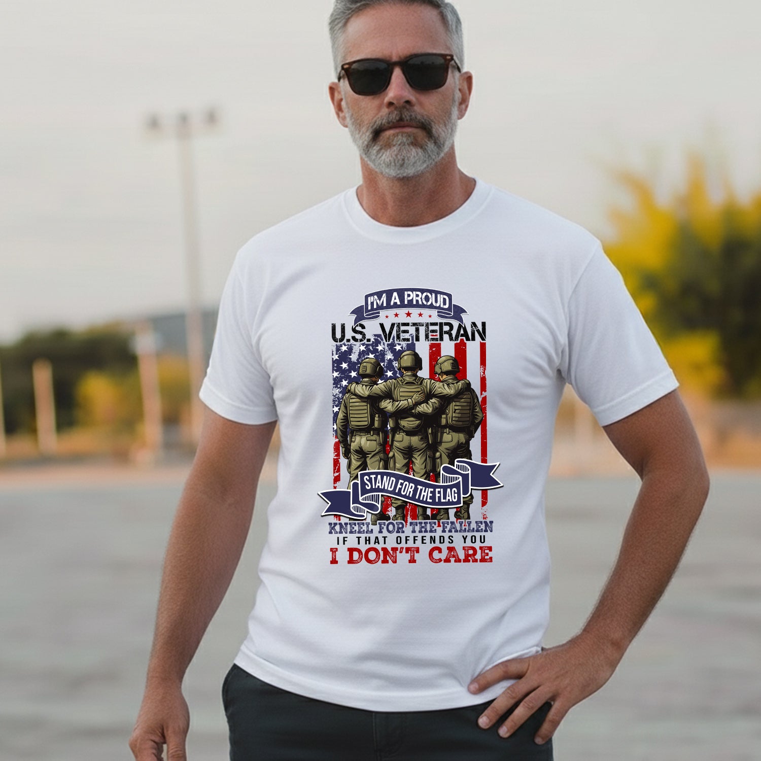 I’m a Proud US Veteran Stand for the Flag T-Shirt