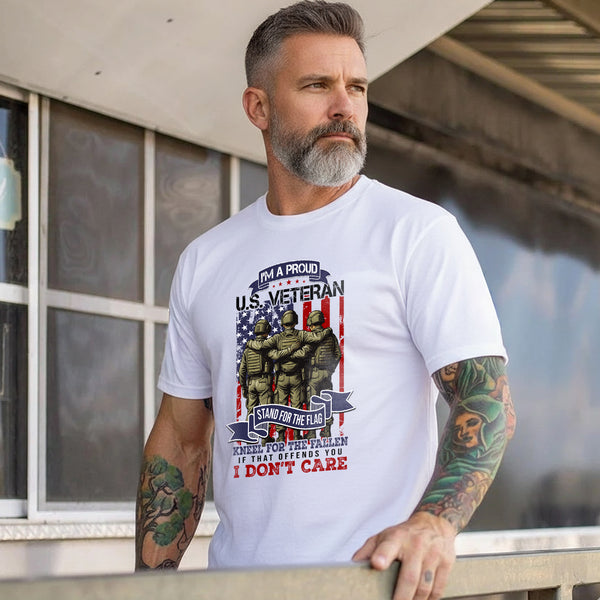 I’m a Proud US Veteran Stand for the Flag T-Shirt