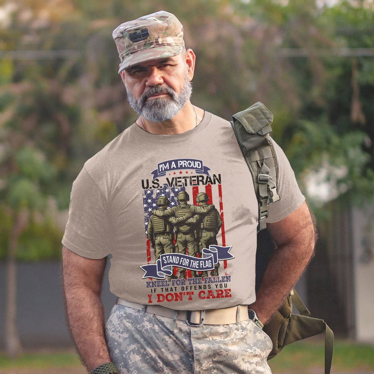 I’m a Proud US Veteran Stand for the Flag T-Shirt