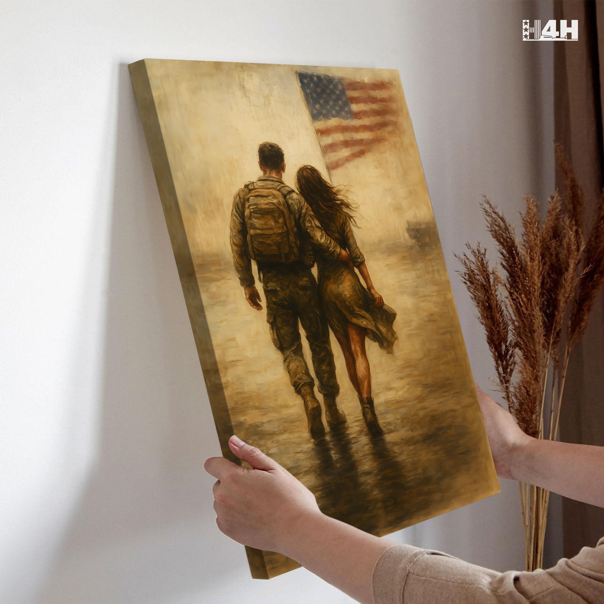 US Army Family Proud Military Veteran Patriotic Honor and Service  Poster