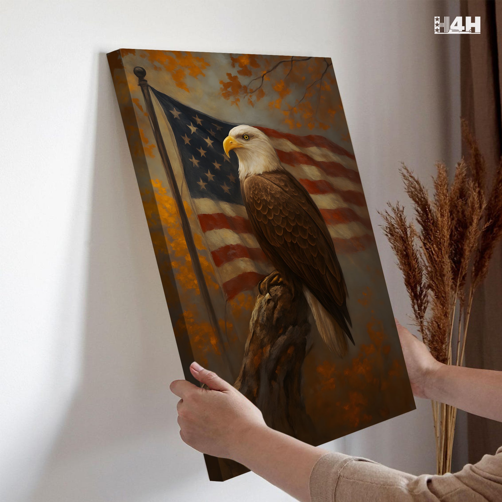 Valor of the Eagle Proud US Military Veteran Patriotic Honor  Poster