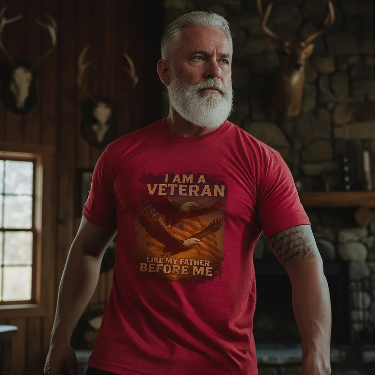 I Am a Veteran Like My Father Before Me US T-Shirt