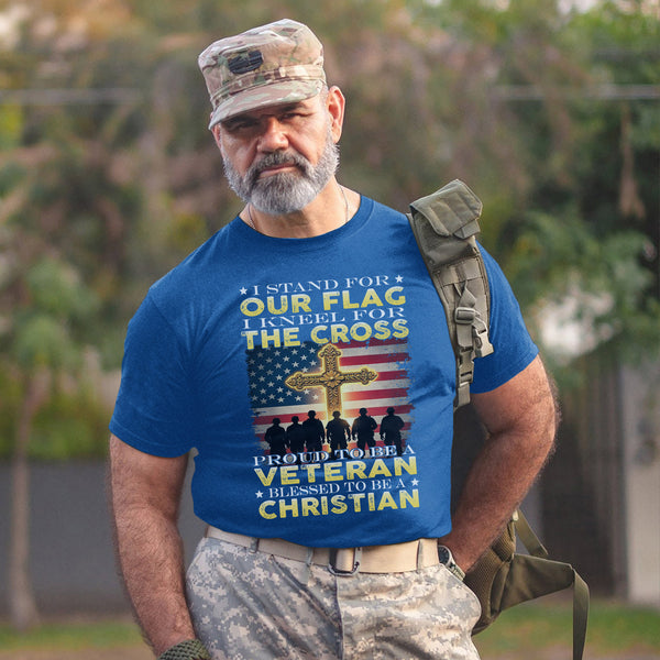 I Stand for the Flag I Kneel for the Cross T-Shirt
