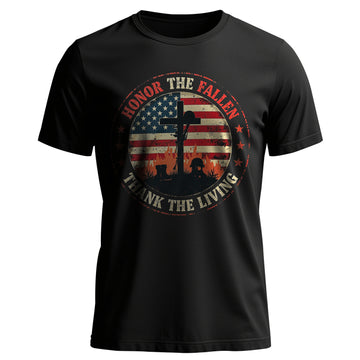 Honor the Fallen Thank the Living Proud US T-Shirt