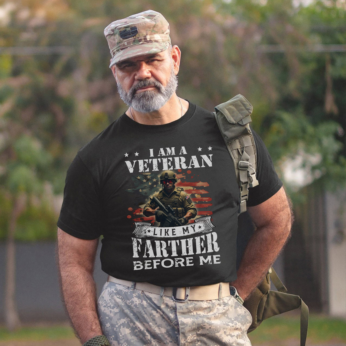 I Am a Veteran Like My Father Before Me T-Shirt