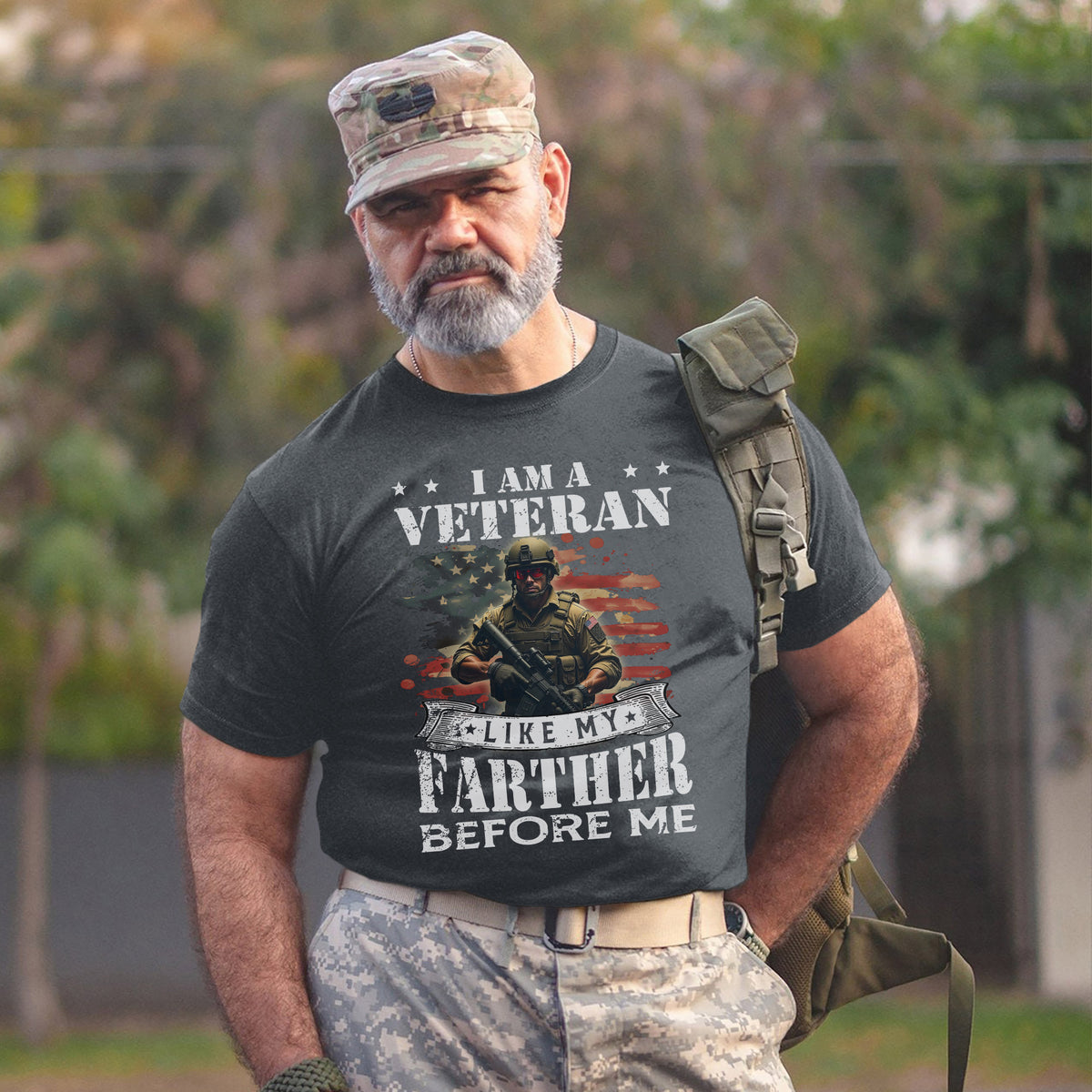 I Am a Veteran Like My Father Before Me T-Shirt