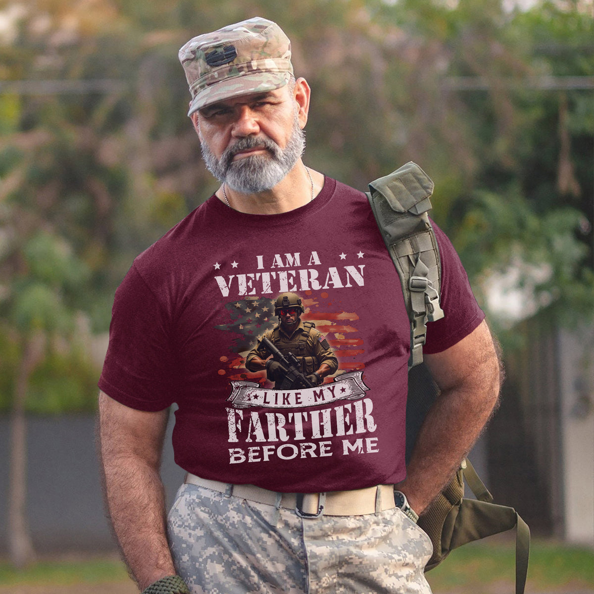 I Am a Veteran Like My Father Before Me T-Shirt