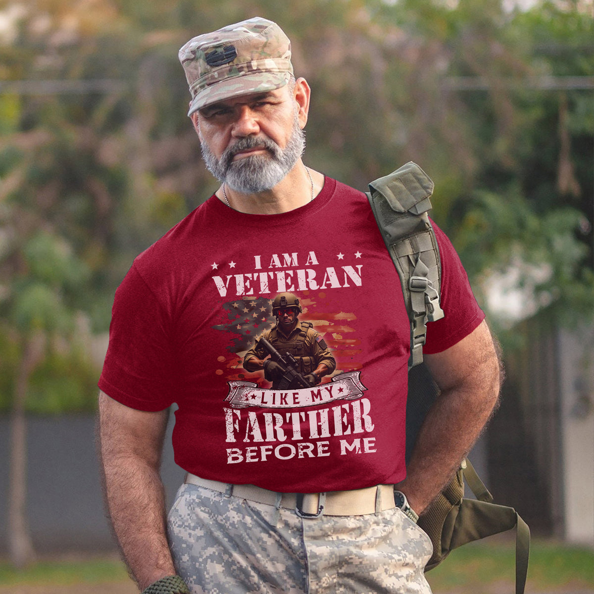I Am a Veteran Like My Father Before Me T-Shirt