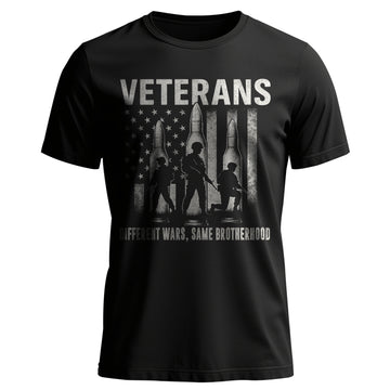 US Army Different Wars Same Brotherhood T-Shirt