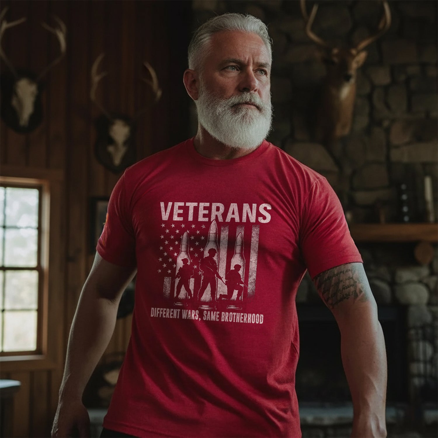 US Army Different Wars Same Brotherhood T-Shirt Secondary image