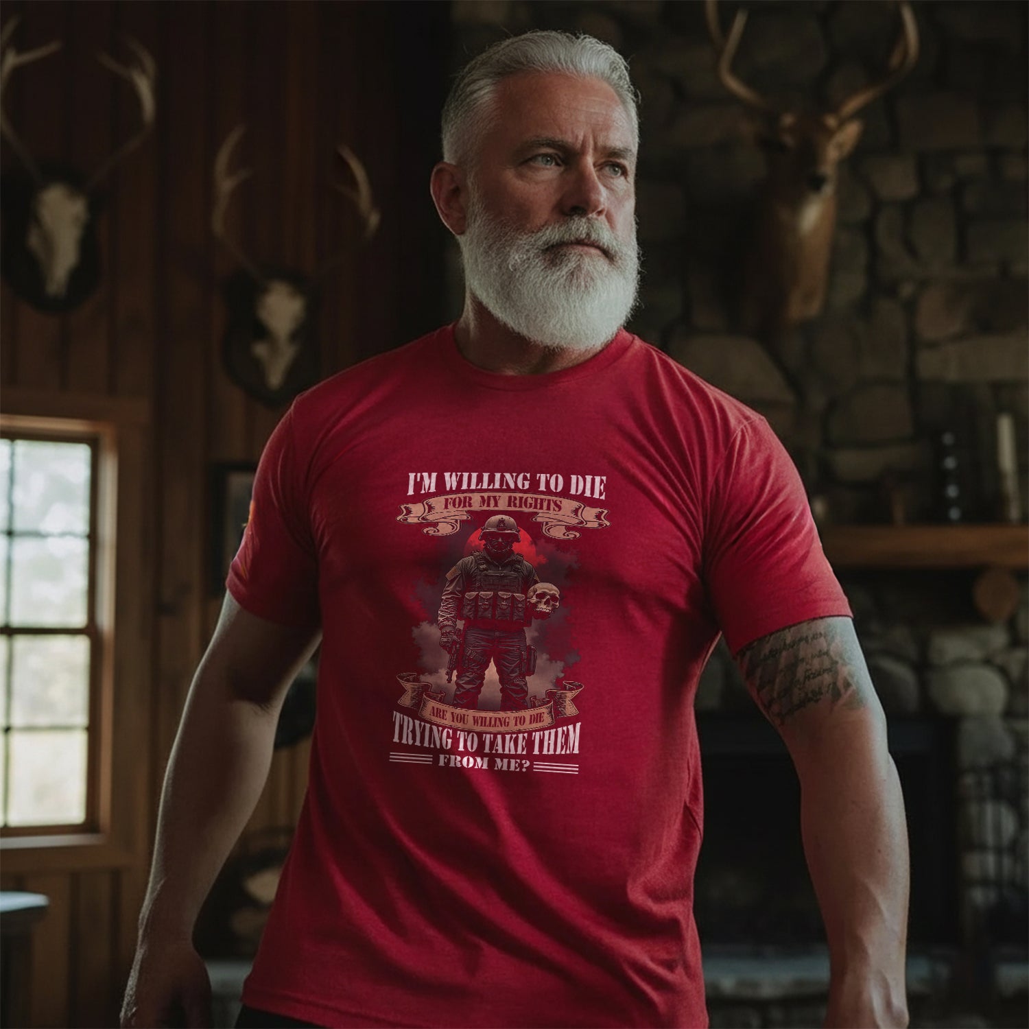 I’m Willing to Die for My Rights Are You T-Shirt Secondary image