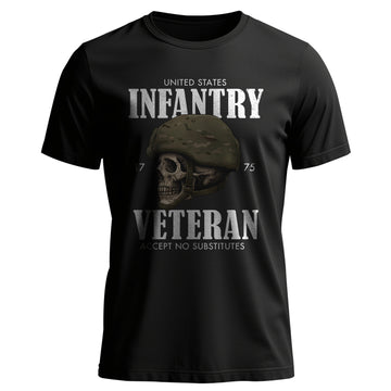 United States Infantry 1775 Veteran Accept T-Shirt