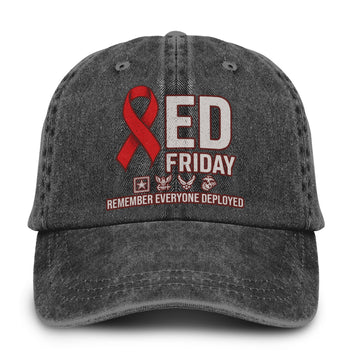 Red Friday Veteran Support Baseball Cap