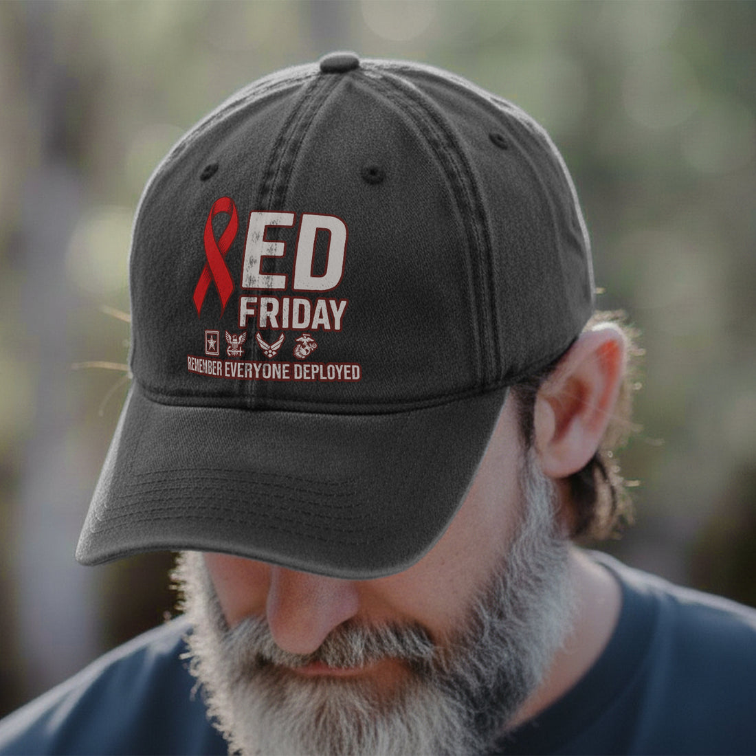 Red Friday Veteran Support Baseball Cap