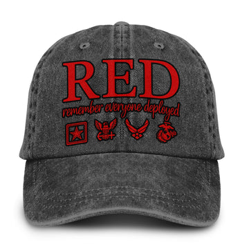 Red Friday Veteran Support Baseball Cap