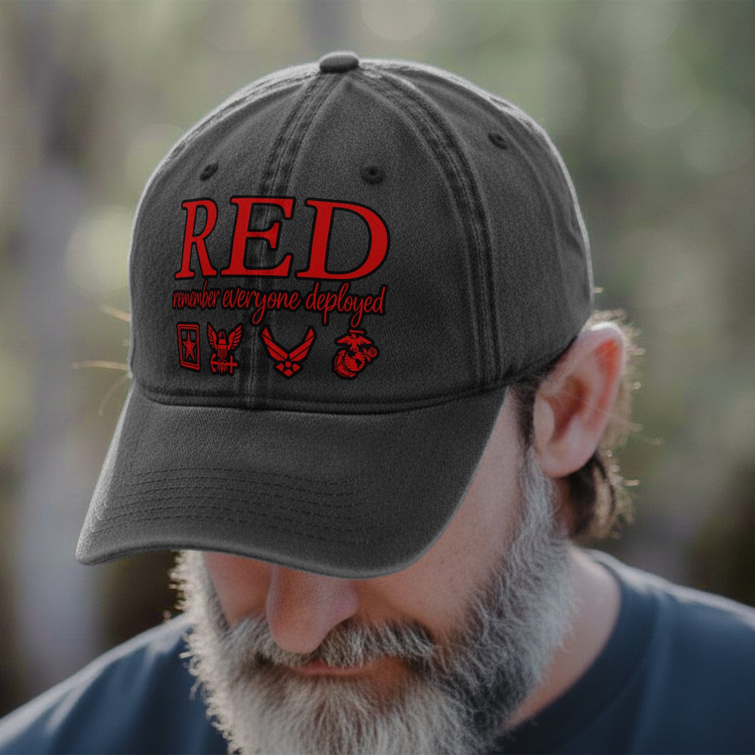 Red Friday Veteran Support Baseball Cap