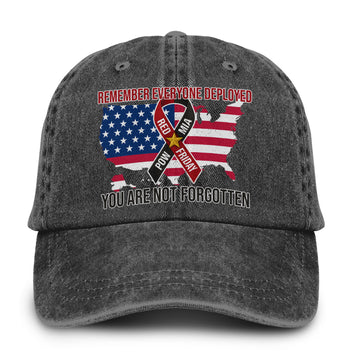 POW MIA Remember Everyone Deployed Baseball Cap