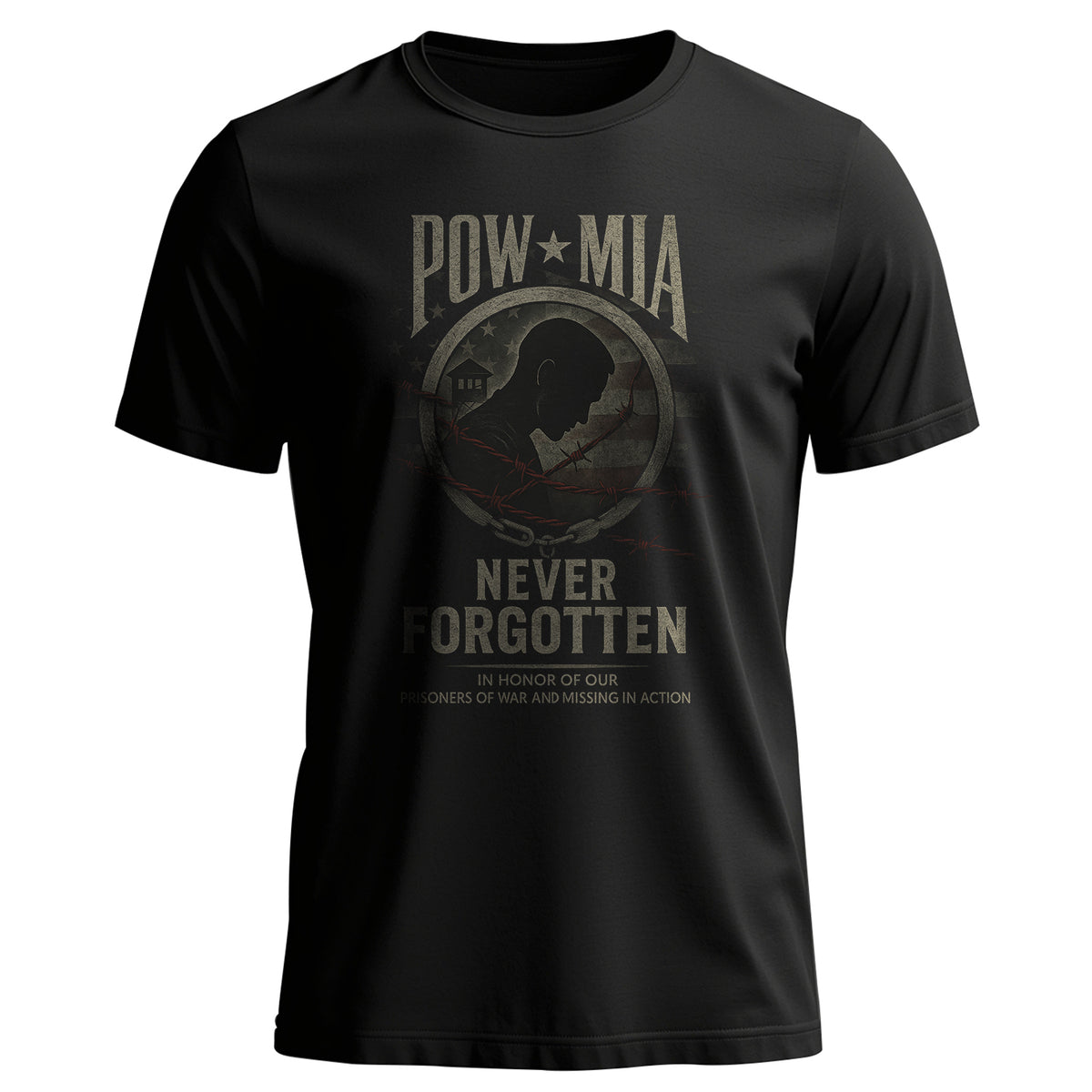 Never Forgotten In Honor of Our Prisoners T-Shirt Main image