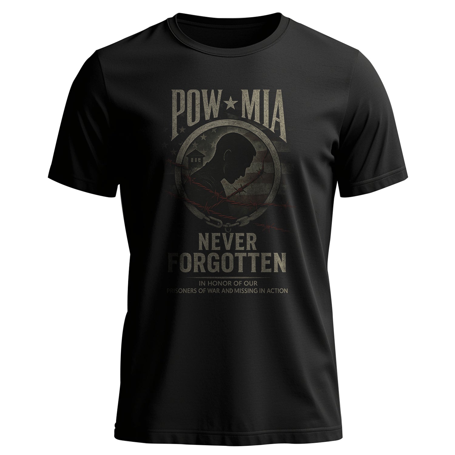 Never Forgotten In Honor of Our Prisoners T-Shirt