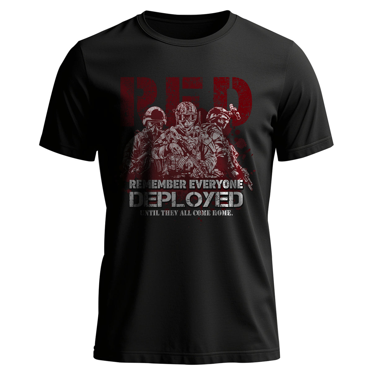Red Friday Support Everyone Deployed T-Shirt Main image