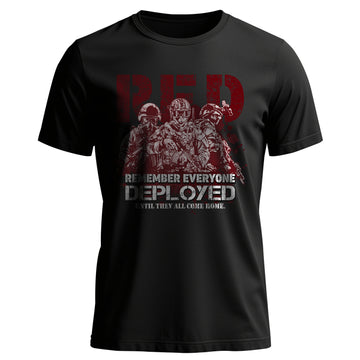 Red Friday Support Everyone Deployed T-Shirt
