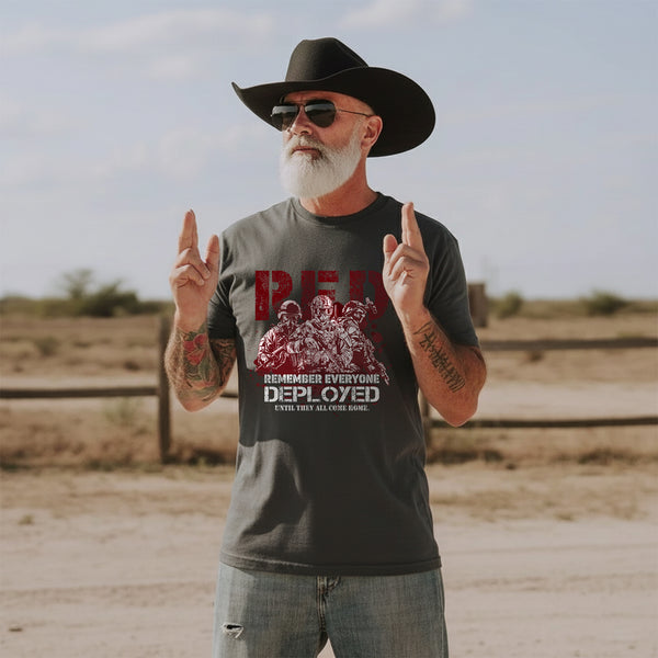 Red Friday Support Everyone Deployed T-Shirt
