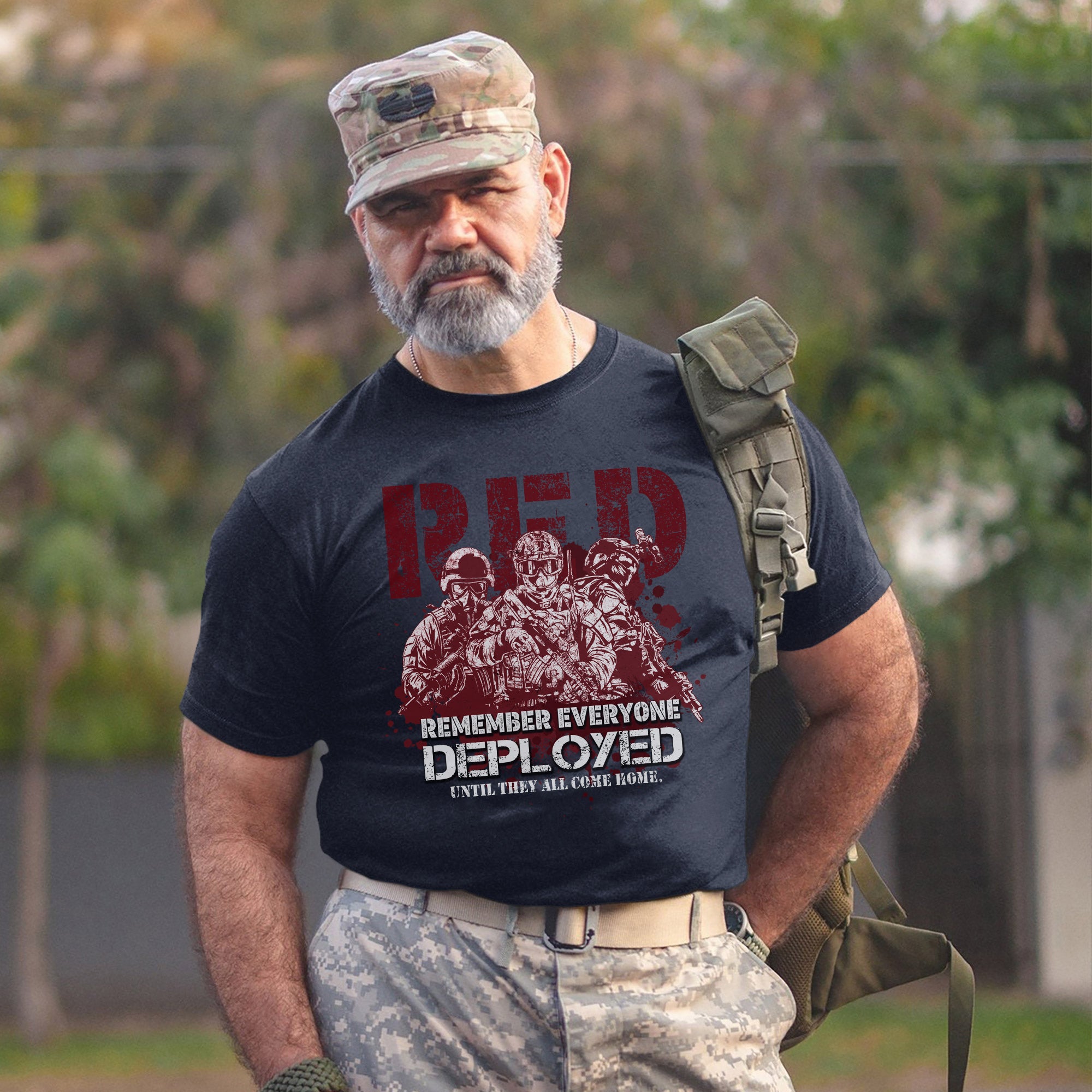 Red Friday Remember Everyone Deployed Until They All Come Home US Military Support T-Shirt