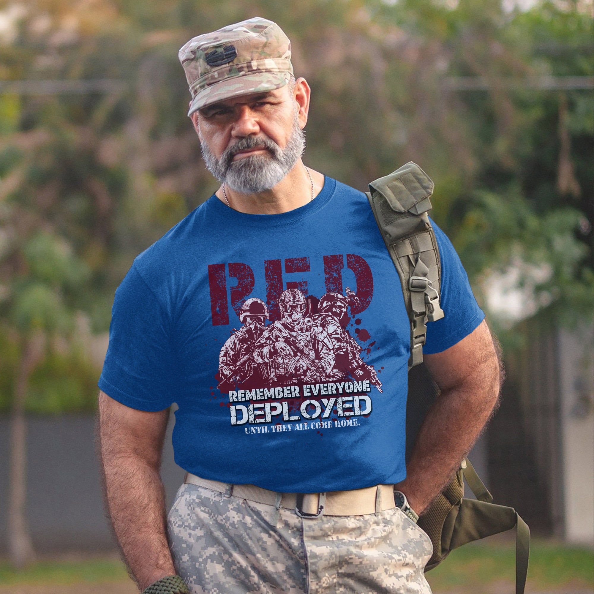 Red Friday Remember Everyone Deployed Until They All Come Home US Military Support T-Shirt