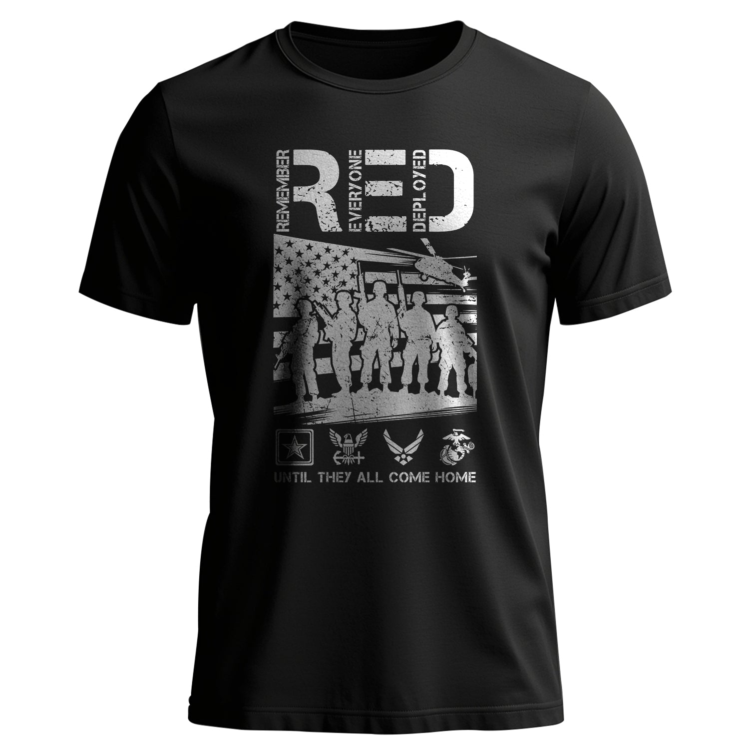 Red Friday Support Our Deployed T-Shirt