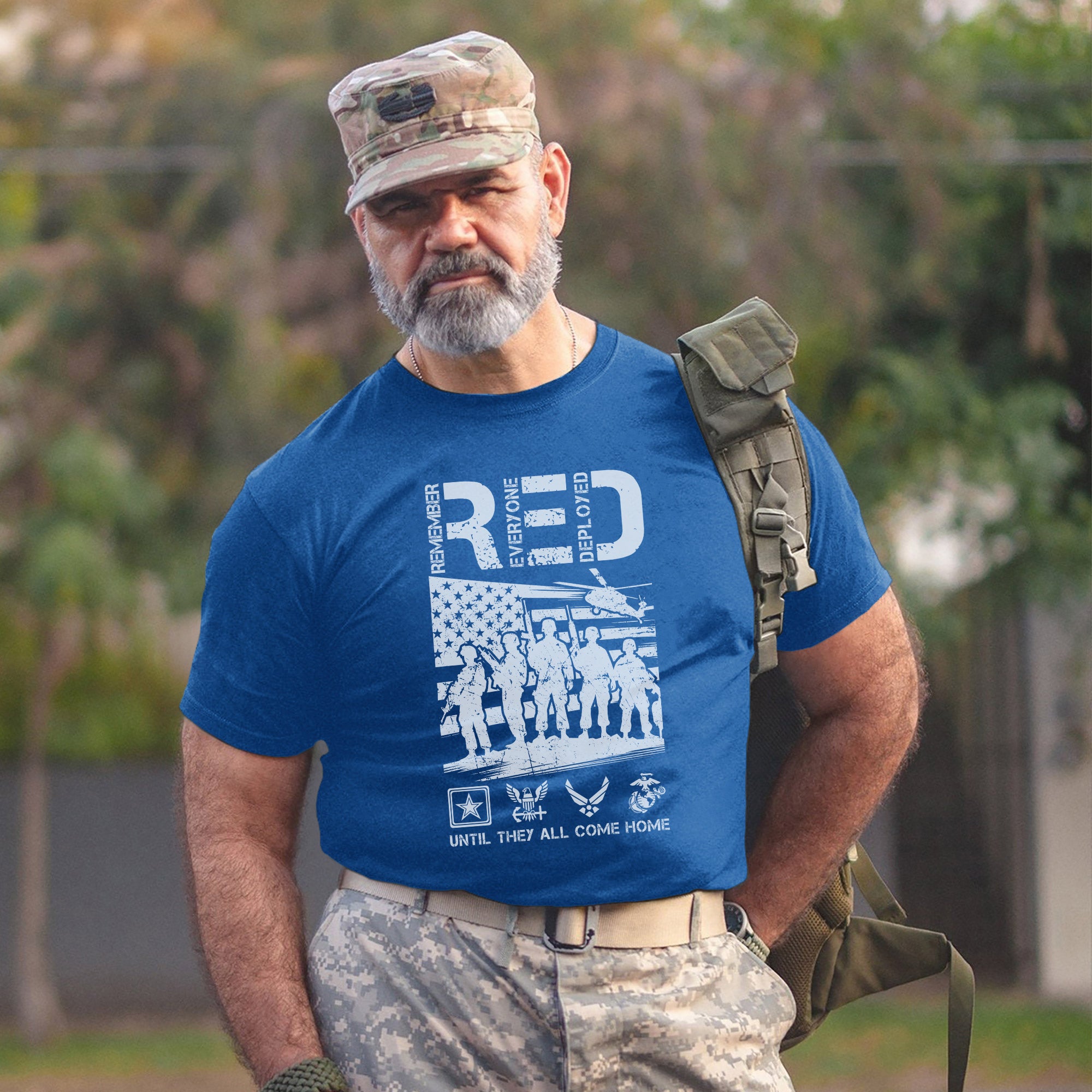 Red Friday Remember Everyone Deployed Until They All Come Home Proud Veteran Support T-Shirt