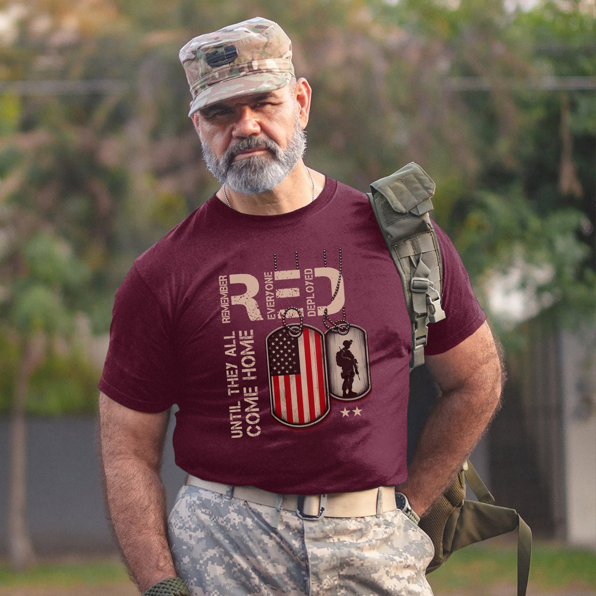 Red Friday Remember Everyone Deployed Until They All Come Home US Military Veteran T-Shirt