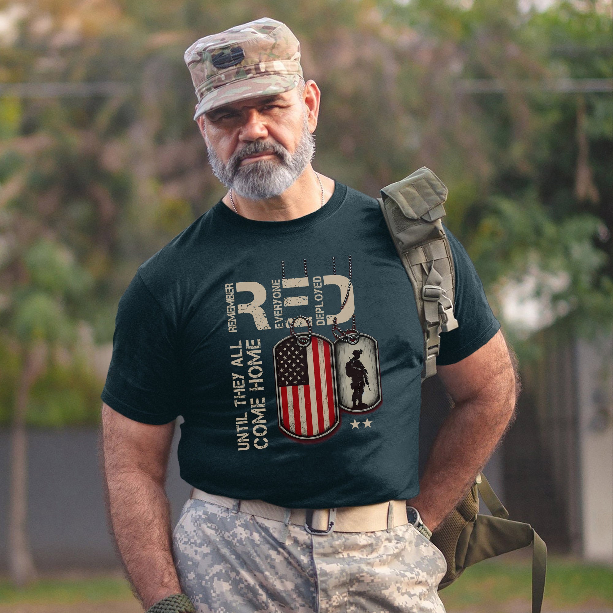 Red Friday Remember Everyone Deployed Until They All Come Home US Military Veteran T-Shirt