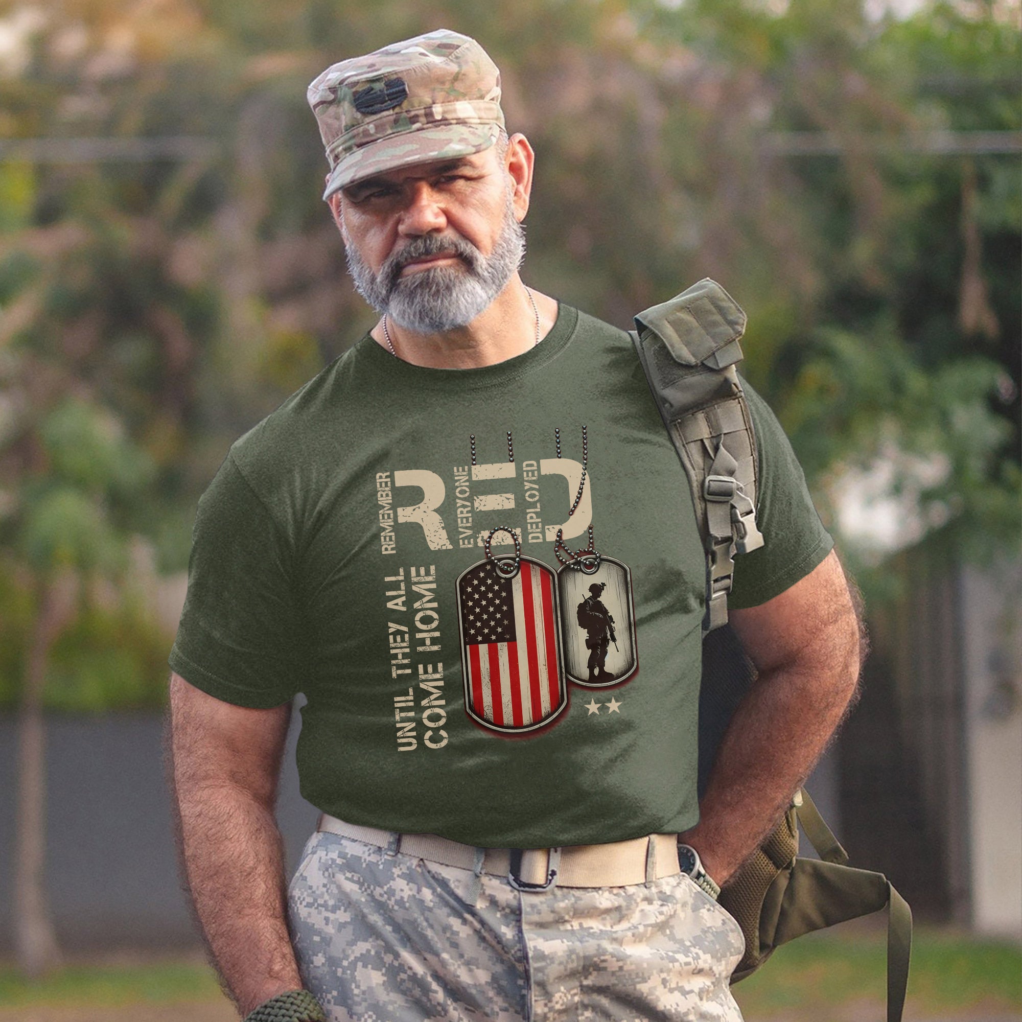 Red Friday Remember Everyone Deployed Until They All Come Home US Military Veteran T-Shirt