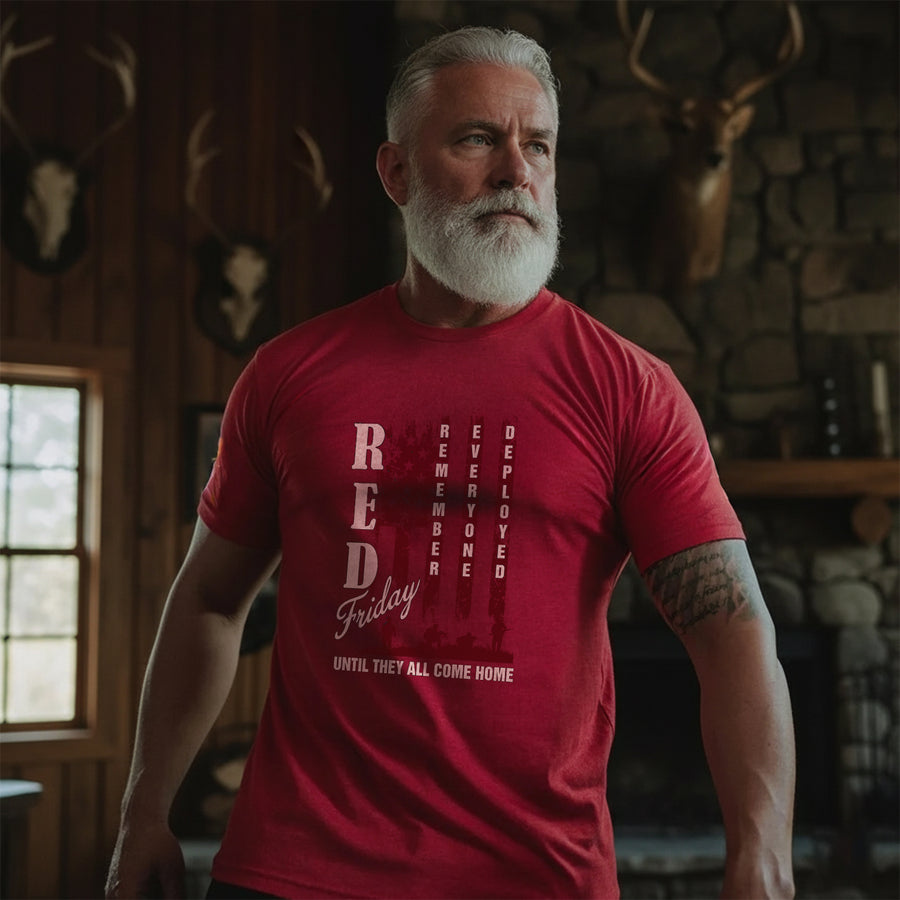 Red Friday Remember Everyone Deployed Until They All Come Home T-Shirt