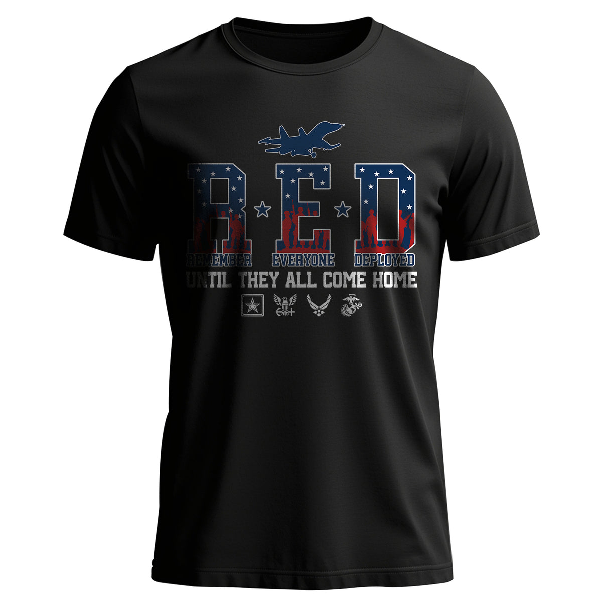 Red Friday Remember Everyone Deployed T-Shirt Main image