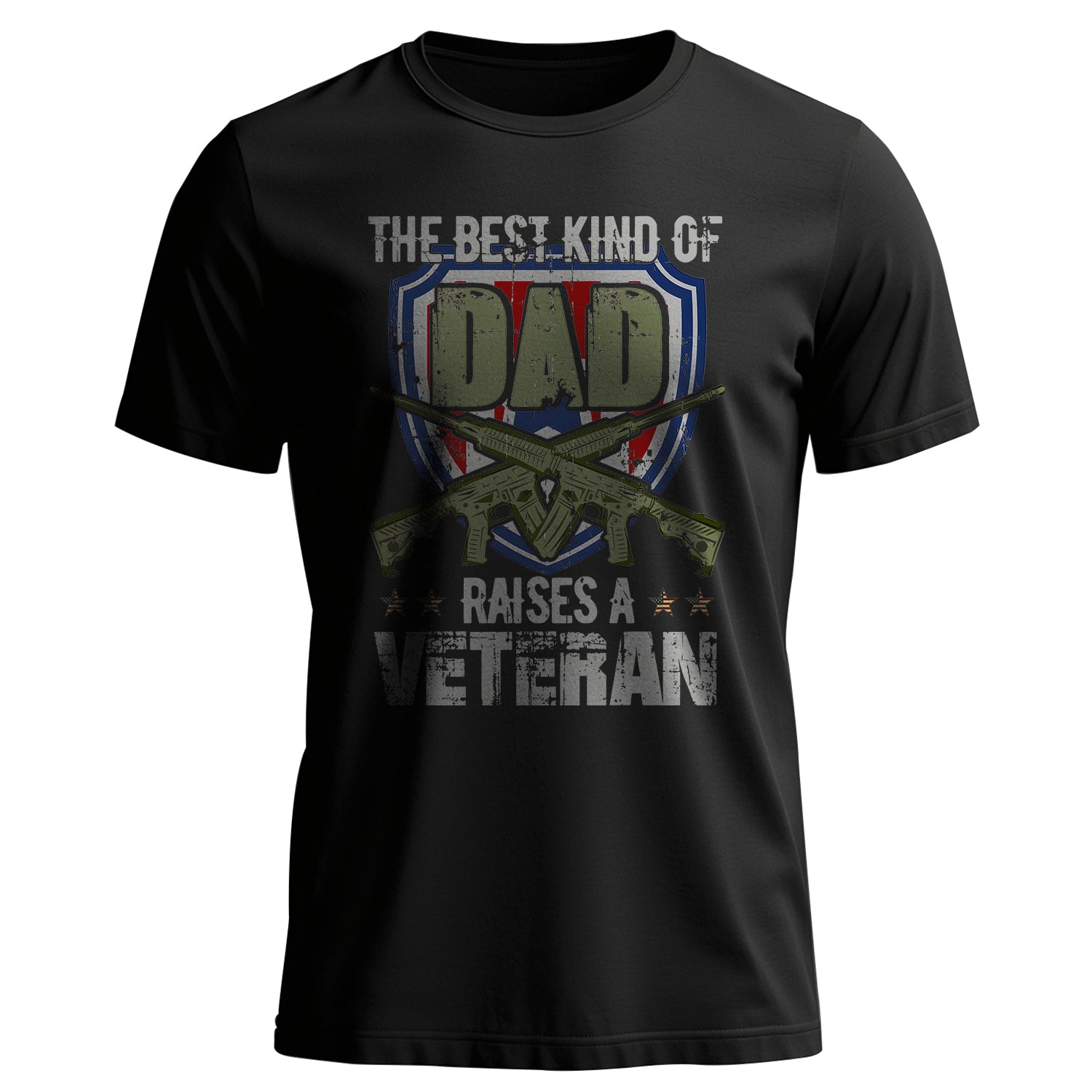 The Best Kind of Dad Raises a Veteran T-Shirt