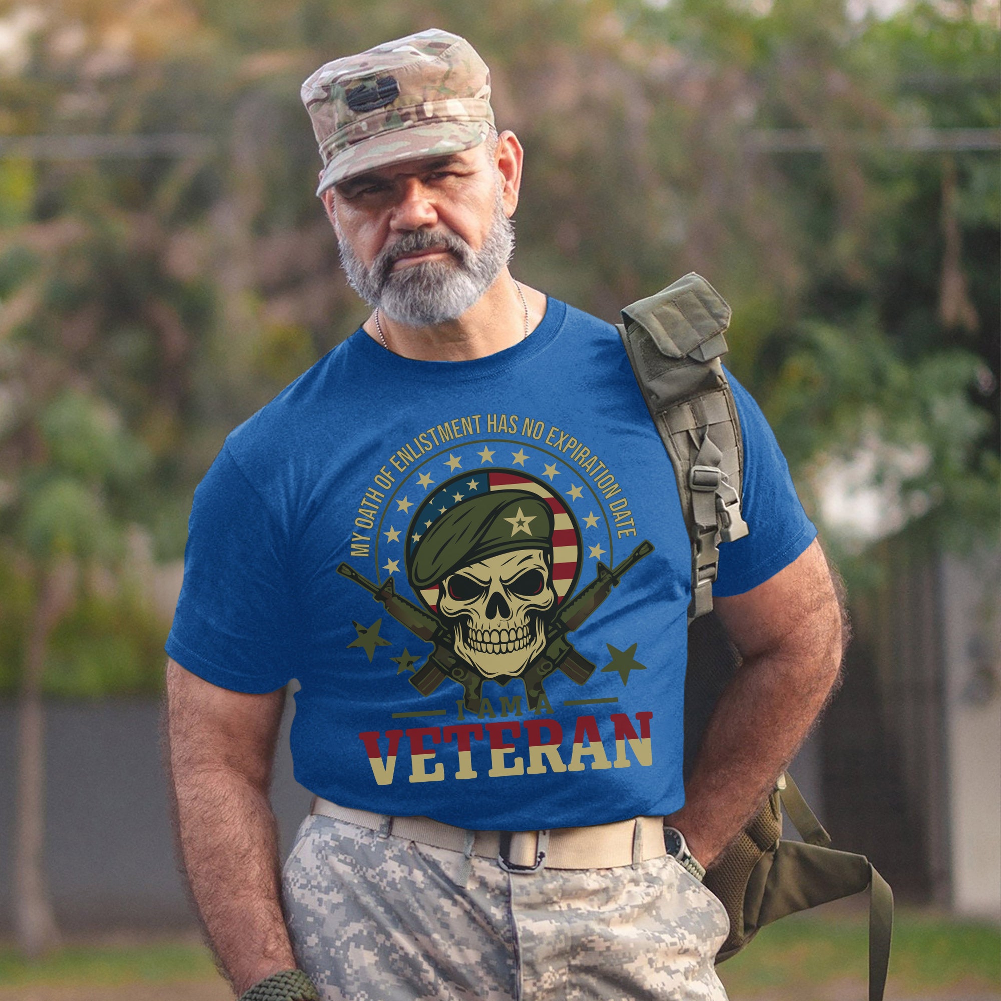 My Oath of Enlistment Has No Expiration Date Unyielding Veteran Commitment and Patriotism T-Shirt