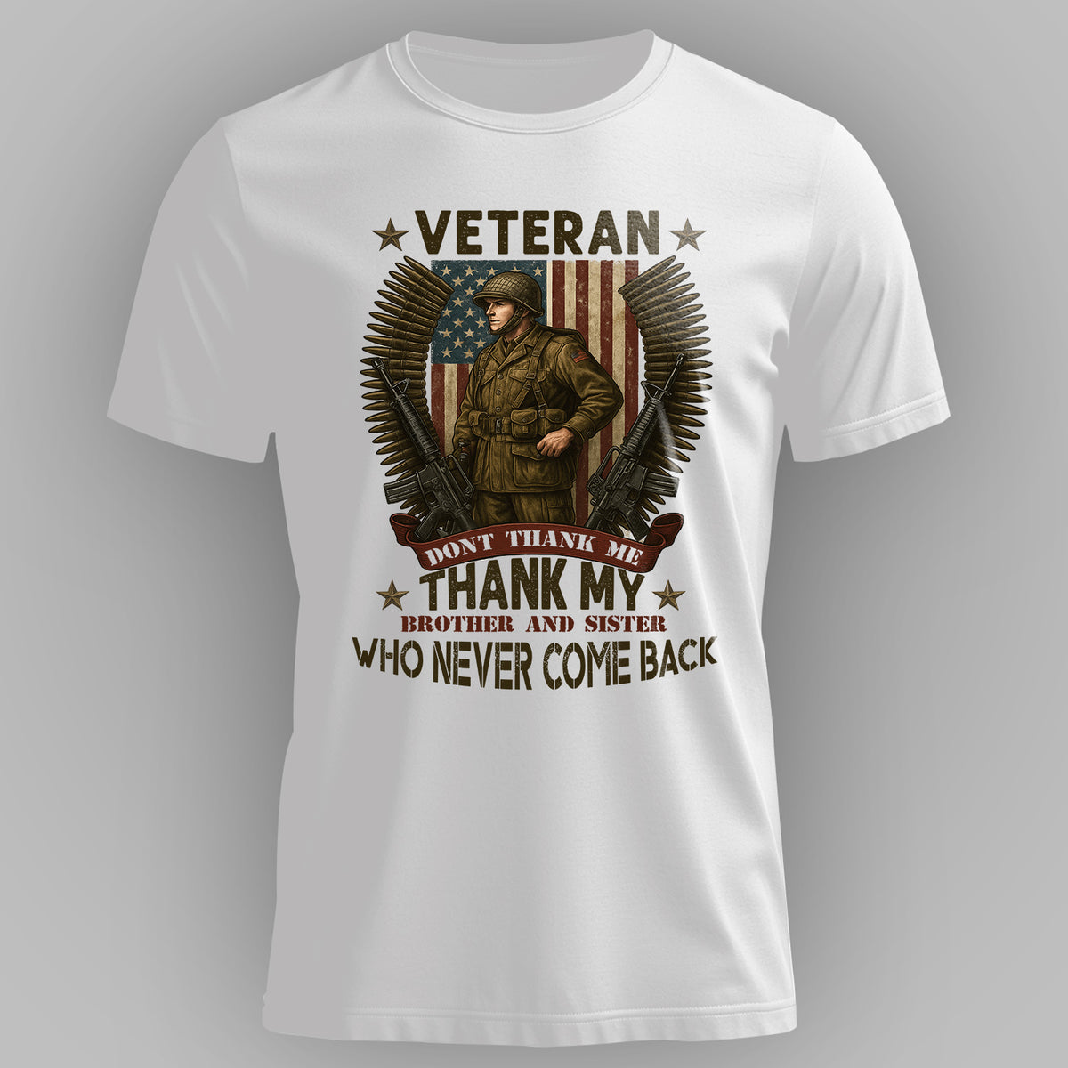 Don't Thank Me Thank My Brother and Sister T-Shirt Main image